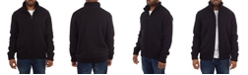 X-Ray  Men's Color Blocked Full-Zip High Neck Sweater Jacket